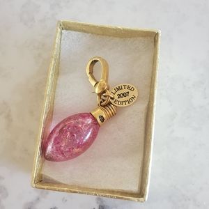 Juicy Couture pink & gold light bulb charm, Limited Edition!